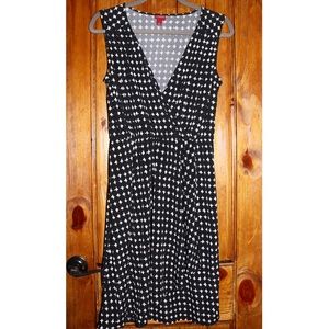 Black & White Knee-Length Dress